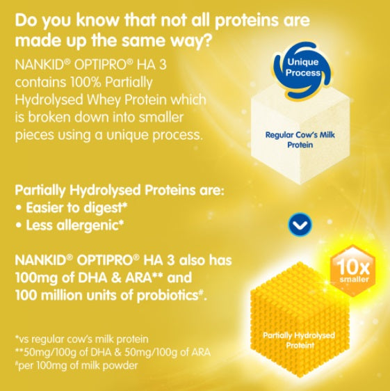 3x 800g NESTLE NANKID OPTIPRO HA 3