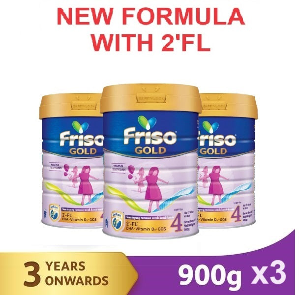 3x 900g FRISO GOLD 4-NEW