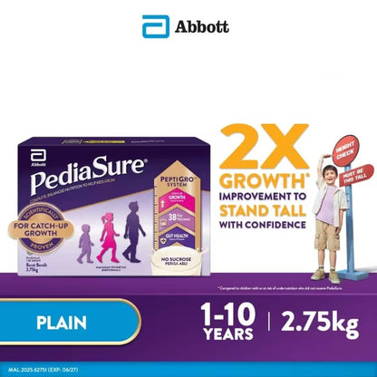 2.75kg PEDIASURE - PLAIN (0% Sucrose)