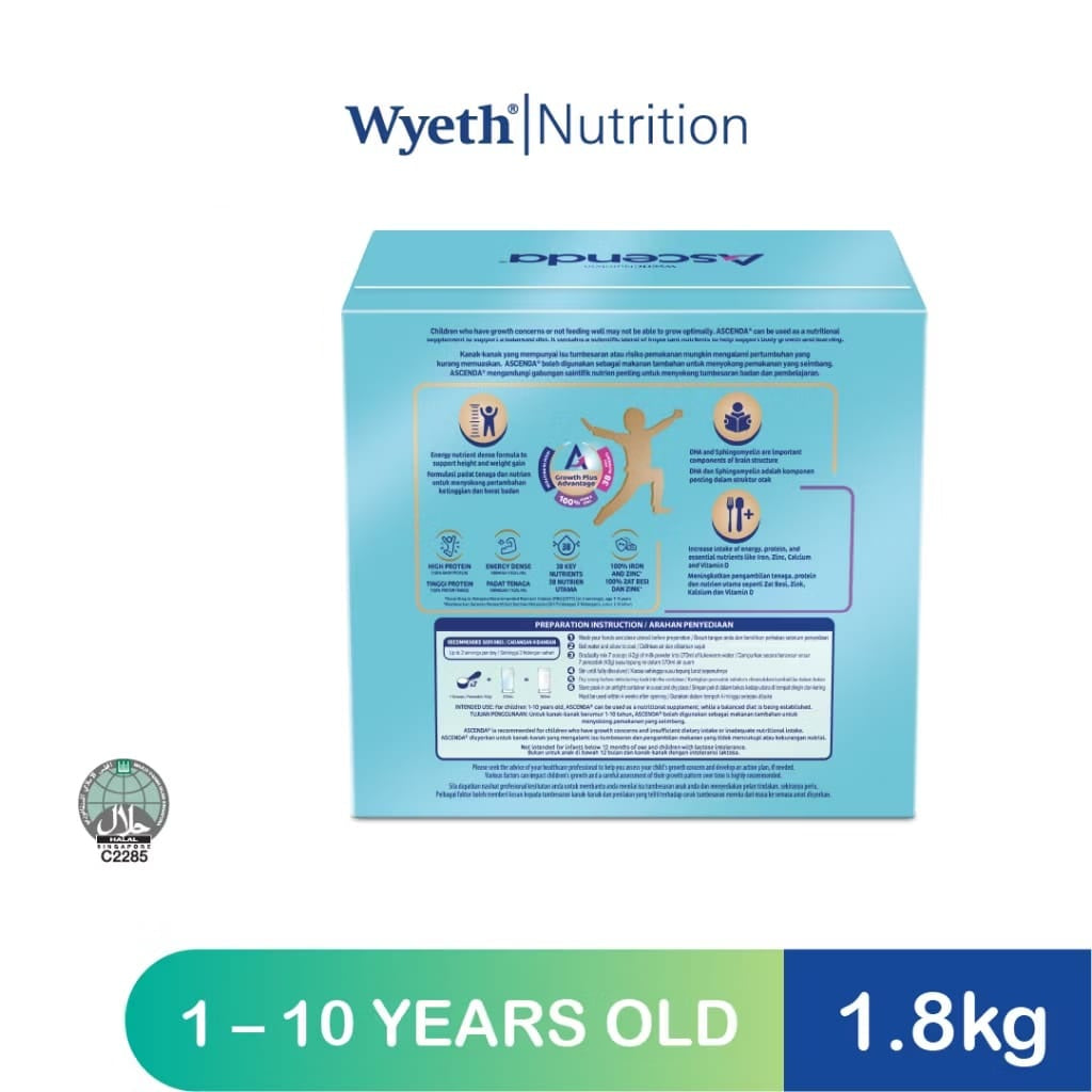 ASCENDA CATCH-UP GROWTH 1.8kg (1~10 years)