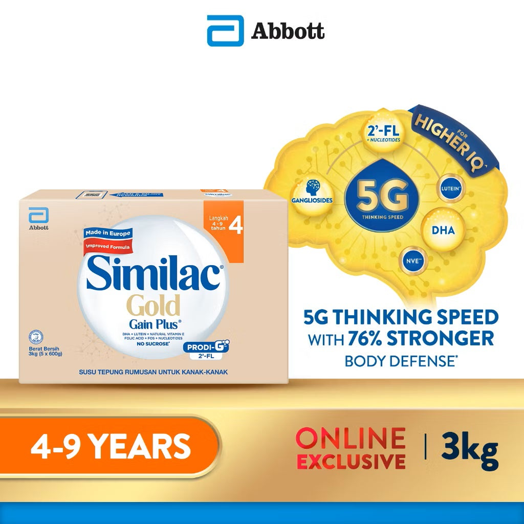 3kg SIMILAC STAGE 4 - GAIN KID (REFILL)