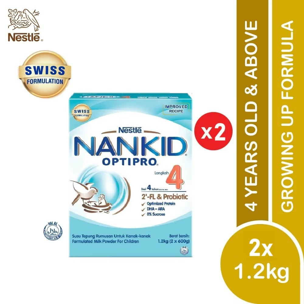 2x 1.2kg NANKID OPTIPRO STAGE 4