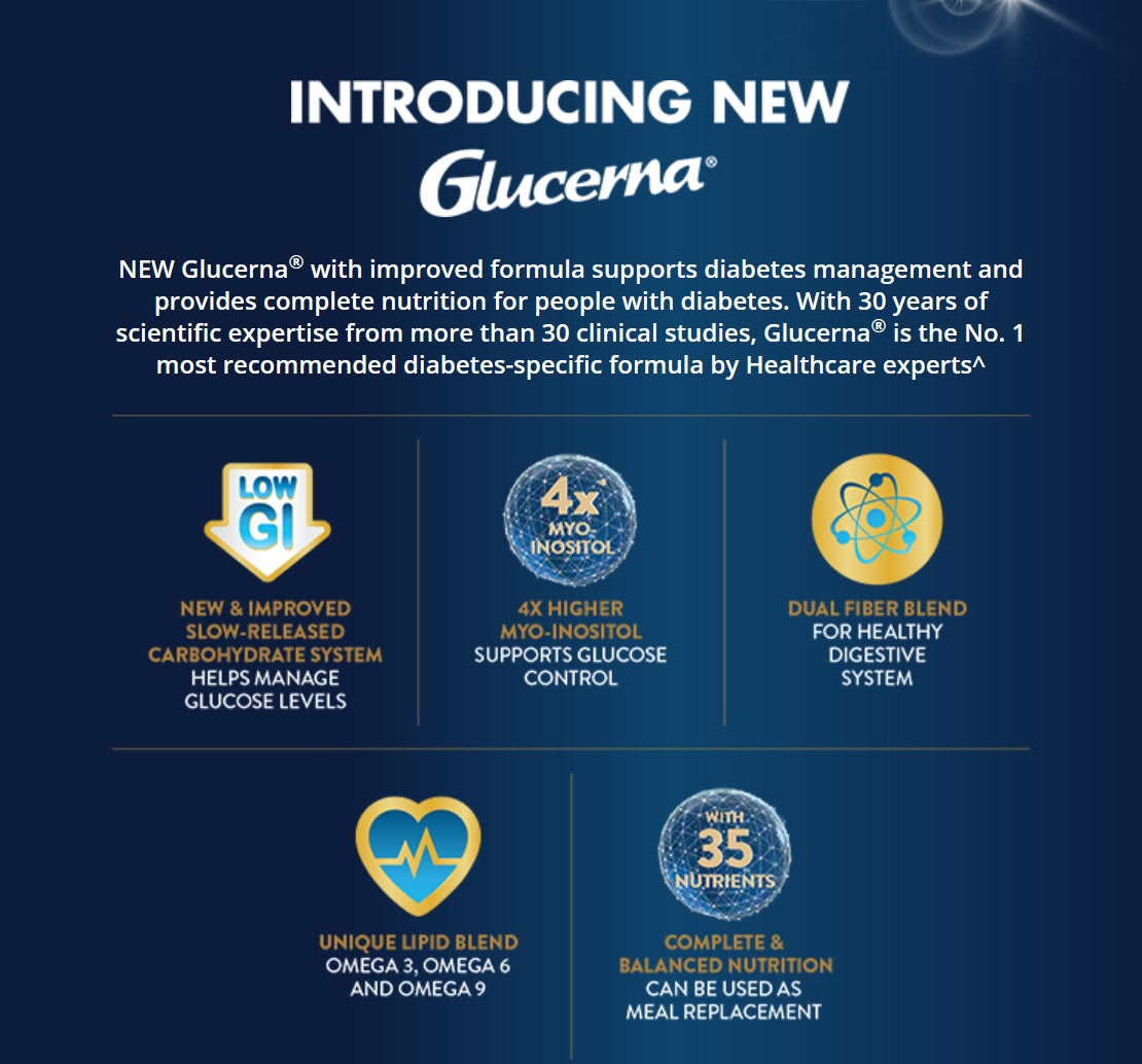 2x Glucerna 800g Vanilla for Diabetes Control ★Made in Singapore for Malaysia★