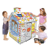 DIY Doodle Cardboard Playhouse Free marker pen